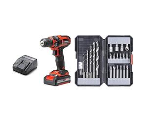 Einhell Multilijadora - TH-OS 1016. 100 W, 24.000 1/min de velocidad de oscilación, agarre suave, bolsa de filtro, extracción de polvo, incluye 1 pieza de papel de lija + Pack de 12 Abrasivos