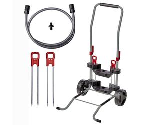 Einhell Original Carro de Transporte y Manguera | para GE-HR 18/30 Li, GE-HR 18/30 WH Li, GE-HR 18/30-1 Li, GE-HR 18/30-1 Li WH | Bolsa de basura | Pica de tierra