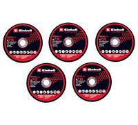 Juego de discos de corte de 5 piezas, 76 mm (accesorios de corte transversal, Ø76 mm, agujero de eje: 10 mm, para todas las cortadoras adecuadas, incl. 5 discos de corte fino)