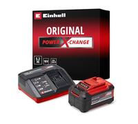 Einhell - Original Kit de Principiantes PXC 18V 5,2Ah (batería y Cargador rápido, 18V, máx. 1260W, Universal para Equipos PXC, sist. de gestión de batería ABS controlado por Proceso