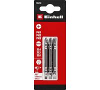Einhell PH/SL - Juego de puntas dobles (3 piezas, 65 mm)