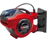 Einhell Power X-Change - Carrete de manguera retráctil montado en la pared (sin manguera), retracción automática de manguera alimentada por pilas, gira 180°, manguera de conexión de 1,5 m, GE-HR 18/30