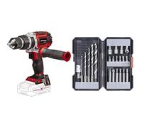 Einhell Profesional Taladro percutor con batería TP-CD 18/60 Li-i BL-Solo Power X-Change (18V, motor sin escobillas, 60 Nm, nº de impactos 32.000 rpm, sin batería + Kit de brocas/ puntas