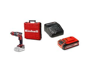 Einhell Professional Atornillador de construcción en seco con batería TP-DY 18 Li BL-Solo Power X-Change 18 V, sin escobillas, incl. punta + Original Einhell 4Ah Plus Power X-Change Starter Kit 18V