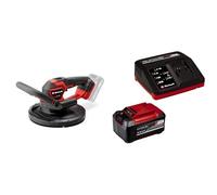 Einhell Professional Lijadora de construcción en seco con batería TP-DWS 18-225 Li BL Solo (18 V, sin escobillas, incl. 6 papeles de lijas de Ø 225 mm y 1 correa de rejilla,)+ Starter Kit 5,2Ah