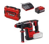 Einhell Professional martillo perforador con batería TP-HD 18/26 Li BL-Solo Power X-Change (18V, sin escobillas, 2,6J,SDS-plus, mecanismo de impacto neumático, 4funciones, maletín)+ Starter Kit 5,2Ah