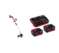 Einhell Professional Recortadora de césped con batería GP-CT 36/35 Li BL-Solo Power X-Change (36 V, Bobina de Hilo con Avance automático, sin escobillas, Flowerguard,) + Twinpack 3 Ah
