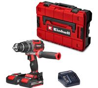 Einhell Taladro percutor a batería TP-CD 18/70 Li-i BL, 18V 70Nm, 2x2,0Ah, cargador, E-Case