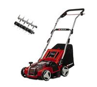 Einhell PXC Escarificador y aireador de césped inalámbrico GE-SC 35 Li-Solo, 36 V, Motor sin escobillas, Ancho 35 cm, 3 Profundidades, sin batería