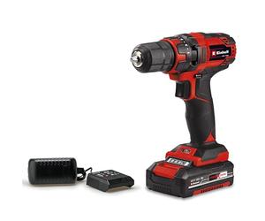 Einhell Set de taladro atornillador a batería TC-CD 18/35-2 Li | PXC | 18 V | 35 Nm | Portabrocas de sujeción rápida de 10 mm | 1 batería de 1,5 Ah + cargador