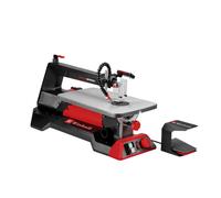 Einhell sierra de marquetería TE-SS 406 Vario FP | 130 W | 50 mm altura de corte | mesa inclinable 45° | interruptor de pedal | velocidad variable | soplado | 2 hojas de sierra