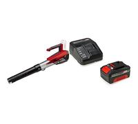 Einhell Soplador de Hojas con batería GP-LB 18/200 Li E-Solo Power X-Change (Iones de Li, 18V, Motor sin escobillas, regulación de Velocidad, tecn. de Ventilador axial, con batería 4 Ah y Cargador)