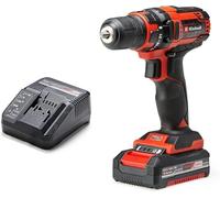 Einhell Taladro atornillador a batería TC-CD 18/35 Li (1x1,5 Ah) | PXC | 18 V | 35 Nm | Portabrocas de 10 mm | 1 velocidad | 21+1 niveles de par | luz LED | Batería de 1,5 Ah y cargador