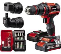 Einhell Taladro con batería TE-CD 18/45 3X-Li+22 Power X-Change – 18 V, 45 Nm, 2x2,0 Ah