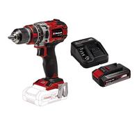 Einhell Taladro/destornillador a batería - 18/50 Li i BL Power X-Change, función de taladro de percusión, caja de cambios de 2 velocidades, incluye 1 batería de 2.5Ah y cargador individual