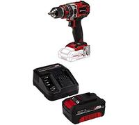 Einhell Taladro/destornillador a batería - 18/50 Li i BL Power X-Change, función de taladro de percusión, caja de cambios de 2 velocidades, incluye 1 batería de 4.0Ah y cargador individual