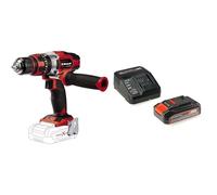 Einhell Taladro percutor TE-CD 18/48 Li-i-Solo Power X-Change 18 V, 23 ajustes de par, 2 velocidades, función de taladrado de impacto, control de velocidad, LED, con batería 2.5 Ah y cargador