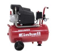 Einhell TC-AC 190/24/8 - Compresor de aire eléctrico con ruedas - Motor 2 HP - 24 l