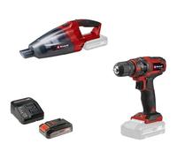 Einhell TC-CD 18/35+TE-VC 18 (1x2,5Ah) 4326596 Akku-Bohrschrauber 1.5 Ah inkl. Ladeger?t, inkl. 32-tlg. Bit-Set, inkl. Akku, plus Handstaubsauger (4326596)