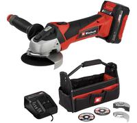 Einhell TE-AG 18/115 Li Amoladora angular inalámbrica con batería de 4,0 Ah