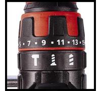 Einhell te-cd 48 1500 rpm sin llave 1,41 kg negro, rojo