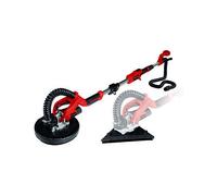 Einhell Lijadora de pared 750 W 225 mm, plato intercambiable, mango telescópico 165 cm, Rojo/Negro