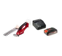 Einhell Tijera de césped y arbustos a batería - GC-CG 18 Li Solo Power X-Change, Iones de Li tio, 18 V, Cuchilla para césped + Cuchilla para arbustos, Incluye 1 batería de 2.5Ah y Cargador Individual