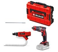 Einhell TP-DY 18 Li BL - Destornillador de construcción en seco con batería | PXC | 18 V | Brushless | 5000 rpm | Función de encendido continuo | Revista | 2 bits | E-Case | sin batería