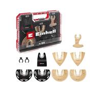 Einhell XL-Plus-CASE - Juego de herramientas multiherramientas de 10 piezas | HCS / TCT - Hoja de sierra semicircular | TCT Delta Rasp | Hoja de sierra de segmento TCT | Rascador rígido | Adaptador