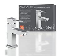 EISL NI075THI NI075THI-Grifo Mezclador para Lavabo con desagüe, Calvino Cromado de Alto Brillo