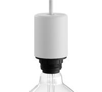 EIVA ELEGANT, kit de portalámparas de exterior para pantalla de silicona E27 - el primer portalámparas IP65 conectable del mundo - Blanco
