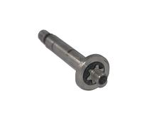 Eje de hoja de 153 mm compatible con MTD con 6 Zack Star TF 4120 4130 4135 Sprint / 738-0933