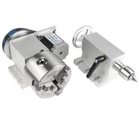 Eje giratorio CNC, motor paso a paso de alta precisión, diseño duradero, mordaza de 3 mordazas K11-80