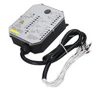 Ejoyous Control Remoto de Grúa Industrial de una Sola Manija, Juego de Receptor de Controlador de Polipasto Eléctrico ABS con Indicador de Encendido LED, Cableado de Cobre, para Grúas
