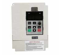 Ejoyous Convertidor de Frecuencia Inversor, PWM Mini V F Inversor de Ventilador de Circuito Abierto 1,5 KW Entrada Monofásica de 176 a 264 V Salida Trifásica de 0 a 220 para Bomba de Agua (0.hkko)