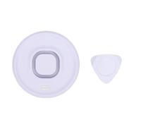 Ejoyous Detector Inteligente de Fugas de Agua ABS 3.0 Sensor de Agua IP55 Alertas de Electrodos Duales a Prueba de Lluvia para Cocina Baño Sótano con Aplicación Smart Smart Life (White)