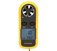 Ejoyous GM816 Mini Anemómetro Digital Medidor de Velocidad del Viento de Mano con Retroiluminación LCD de 0 a 65 Mph y 14 a 113 F para Navegación, Pesca, Vuelo de Cometas y Uso Doméstico