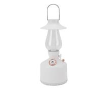 Ejoyous Humidificador Vintage con Luz Nocturna, Humidificador Doméstico ABS con Luz, 280 Ml, 2 Niveles de Niebla, Forma de Lámpara de Queroseno Silenciosa para Dormitorio, Escritorio, Guardería