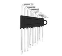 Ejoyous Juego de Llaves Allen Torx, Llave de Seguridad de Estrella de 9 Piezas Llave Allen en Forma de L T6 T7 T 8 T9 T10 T15 T20 T25 T27 Juego de Llaves Allen, Juego de Llaves L
