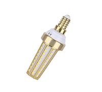 Ejoyous Lámpara LED de Maíz Bombilla E14 Bombilla LED de Aluminio 12W 950lm 360 Grados Luz Cálida sin Parpadeo 100 X 30 Mm para el Hogar Dormitorio Sala de Estar Iluminación de Oficina (Luz cálida