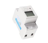Ejoyous Medidor de Energía Monofásico DDM15SC Pantalla LCD Digital 5 80A Carril DIN 220V 230V 50 60Hz con Tensión Corriente Frecuencia Potencia para Monitoreo de KWh