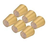 Ejoyous Pantalla de Tela 6PCS Pantalla de Lámpara de Hierro y Tela para Bombilla E14 Buena Transmisión de Luz Fácil Instalación para Lámpara de Mesa de Techo Dormitorio Sala de Estar Estudio (Oro