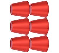 Ejoyous Pantalla de Tela 6PCS Pantalla de Lámpara de Hierro y Tela para Bombilla E14 Buena Transmisión de Luz Fácil Instalación para Lámpara de Mesa de Techo Dormitorio Sala de Estar Estudio (Gran