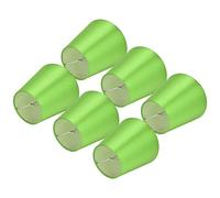 Ejoyous Pantalla de Tela 6PCS Pantalla de Lámpara de Hierro y Tela para Bombilla E14 Buena Transmisión de Luz Fácil Instalación para Lámpara de Mesa de Techo Dormitorio Sala de Estar Estudio (Verde