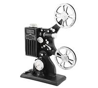 Ejoyous Película de Figura de Resina Vintage, Modelo de Proyector de Película, Accesorios de Figura, Modelo de Proyector de Película, Escritorio de Estilo Vintage para Decoración
