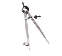 Ejoyous Pinza Divisoria de Ala de Resorte, Plegadora de Brújula de Cuero de 6 Pulgadas de Acero con Alto Contenido de Carbono, Espaciado Ajustable con Portalápices, Ajuste Fino de Bloqueo para