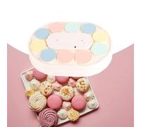 Ejoyous Sushi Train para Mesa, Tren Giratorio de Comida Pequeño Soporte Expositor de Sushi Turntable Automático, para Mesa Hogar Cena Postre Cupcake Macaron (Postre)