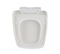 Ejoyous Tapa de Inodoro Cuadrada, Asiento de Inodoro Blanco 14,3