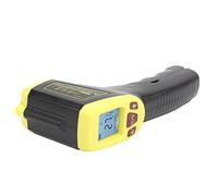 Ejoyous Termómetro Infrarrojo Pistola de Medición de Temperatura Láser Digital LCD Display -50°C a 600°C 12:1 Retención de Datos Indicador de Objetivo Láser para Medición de Superficie (YELLOW)