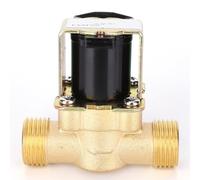 Ejoyous Válvula Solenoide Válvula Electromagnética de Cobre 1 2 Pulgadas DC12V DC24V AC220V Tipo Piloto 0.02 a 0.8MPa para Calentadores de Agua Solares Control de Agua 32 a 176 Grados F (DC24V)